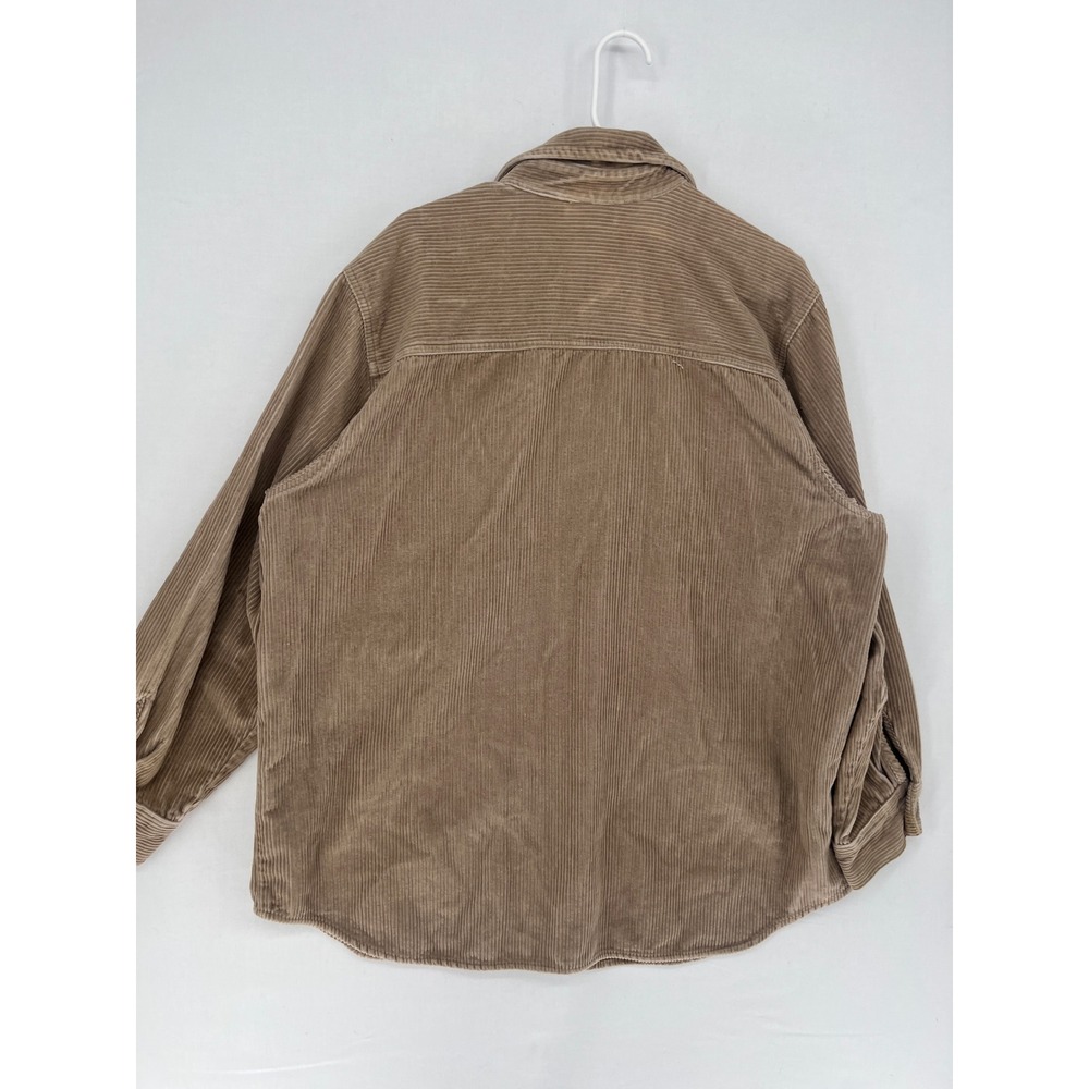 Tapemeasure Corduroy Shirt Mens Large Tan Brown Cotton Button Down Long Sleeve L - Picture 7 of 8